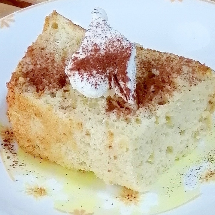 バナナと豆腐のケーキ【ノンオイルでもパサツキ無し】